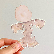 男爵芋のペーパークラフト